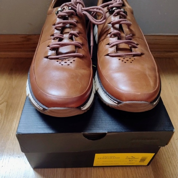 NEW - Cole Haan Mens Casual Zerogrand Rugged Oxford Lace-Up Leather Shoes 10.5 main image 4